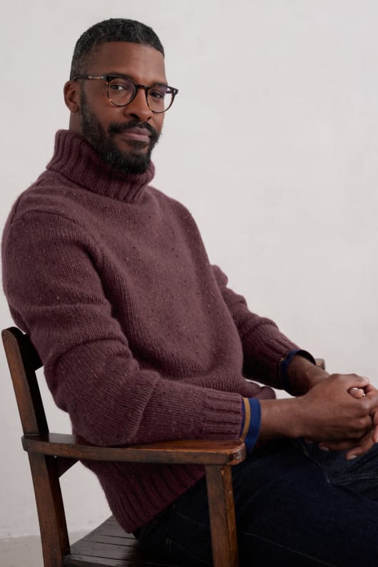 män foresting lammull jumper