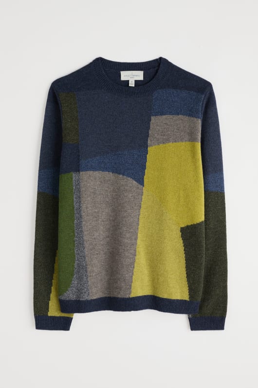 män carn gloose crew neck jumper