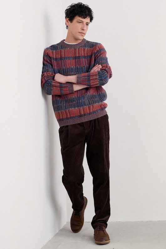 män polkirt in jumper