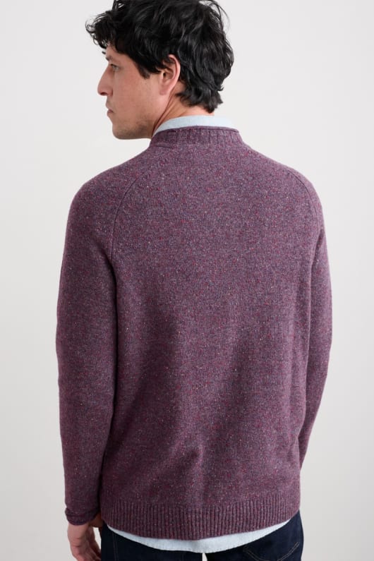 män fitcher stickad jumper