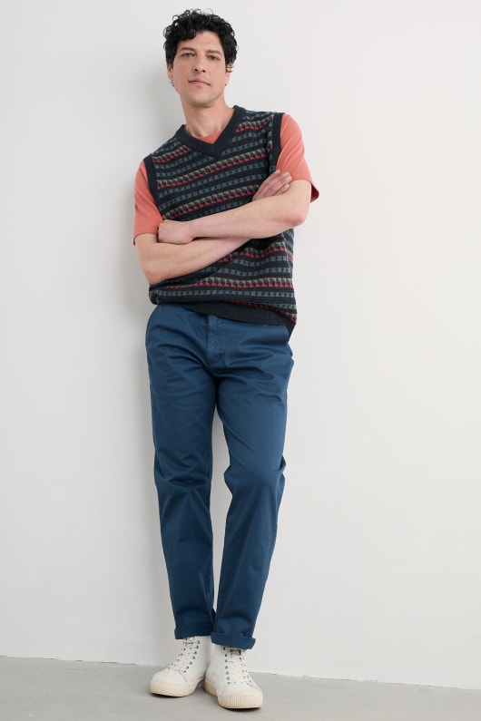 män s fair isle walt vest