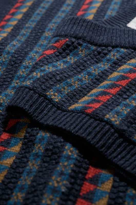 män s fair isle walt vest