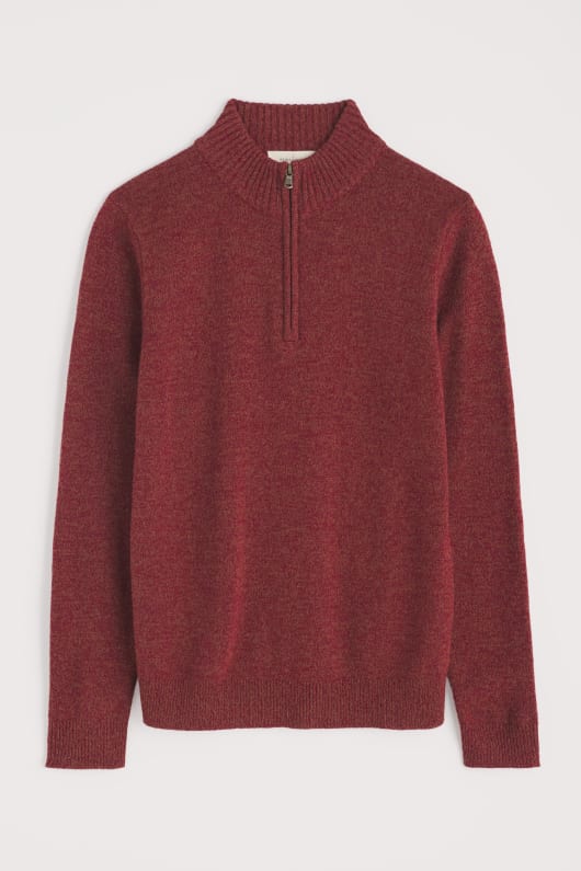 män reefpoint halv zip jumper