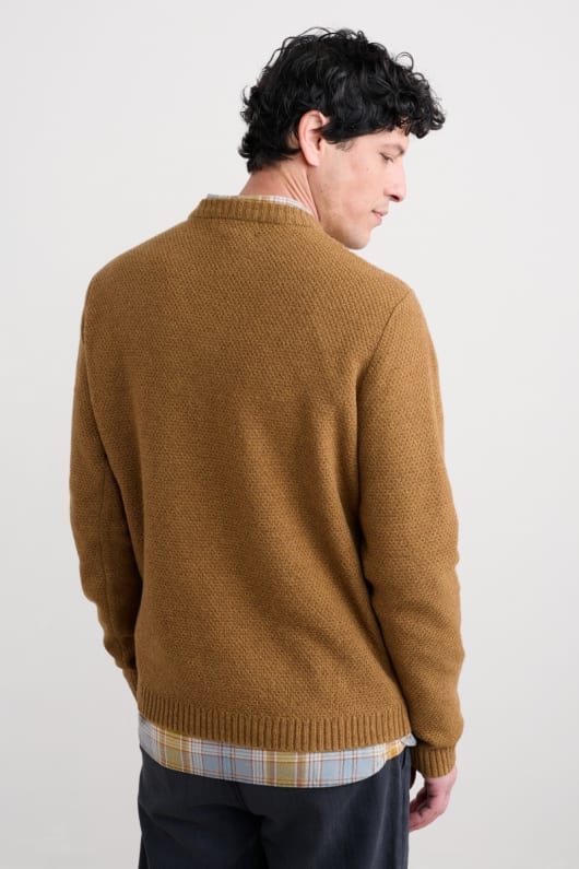 män porthcew texturerat jumper