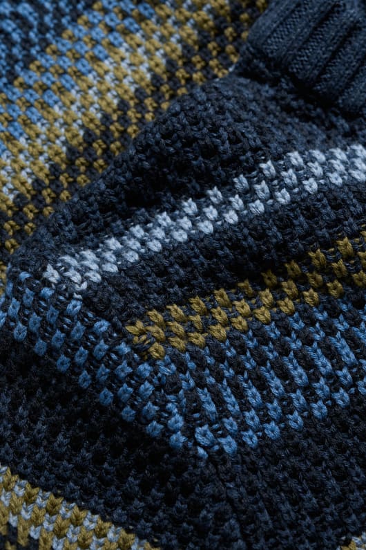män tynwen randig jumper