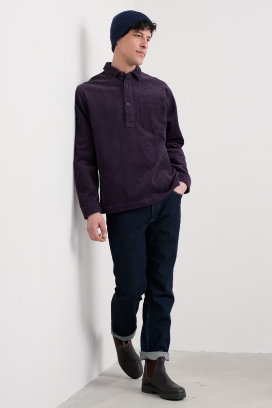 män arrowhead hälften murarskjorta sladd shirt