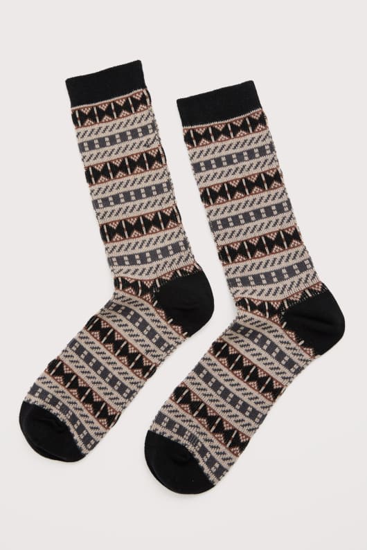 män jäkla bra fair isle strumpor