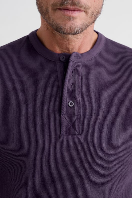 män brigantine henley topp i ekologisk bomull