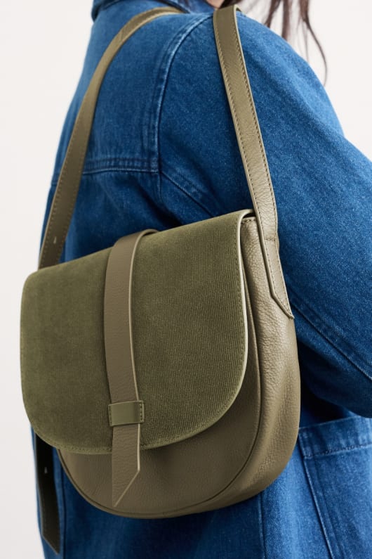 bellevalia läder kors kropp bag
