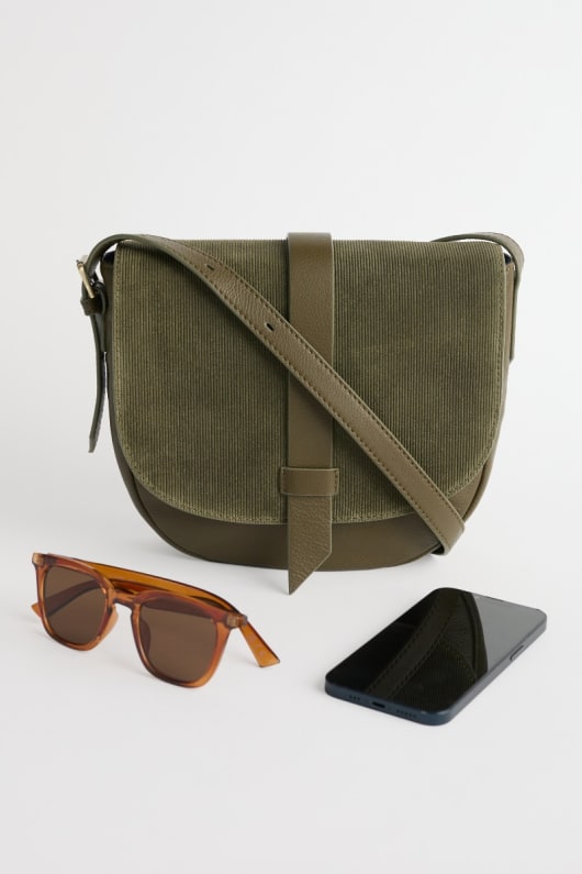 bellevalia läder kors kropp bag