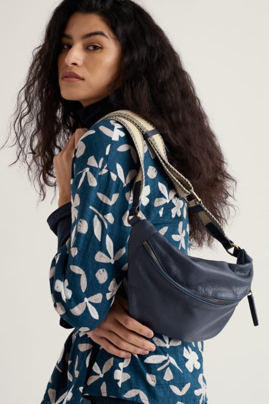 wyllow läder crossbody väska