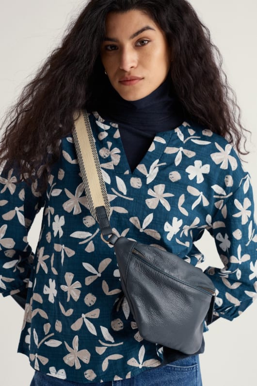 wyllow läder crossbody väska