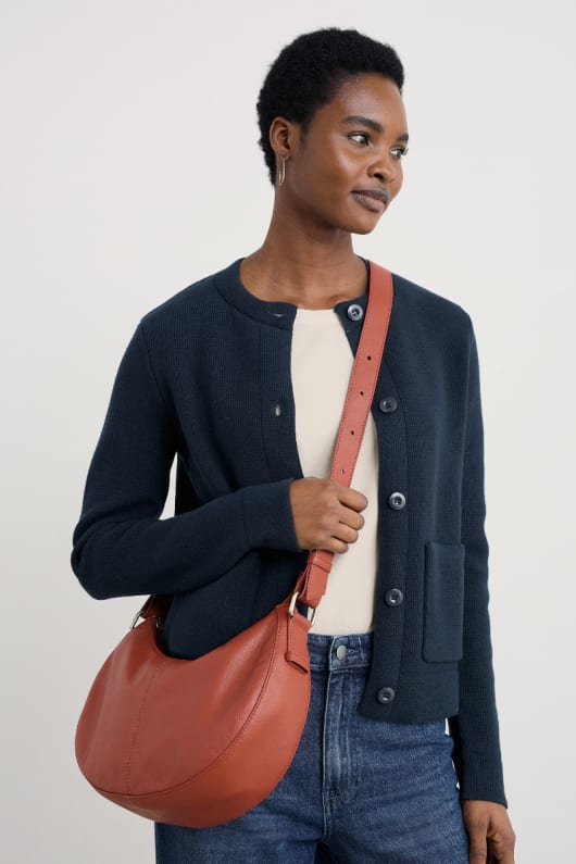 wenna läder kors kropp bag