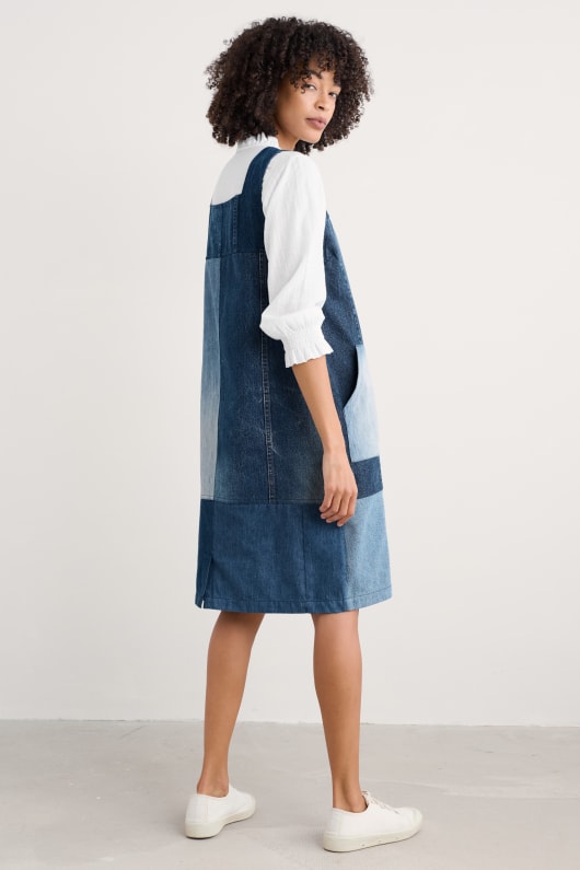 beyond retro x seasalt calican pinafore klänning