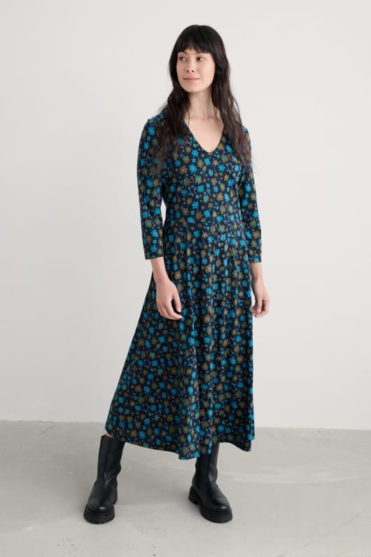 nancy 34 Ärm jersey dress