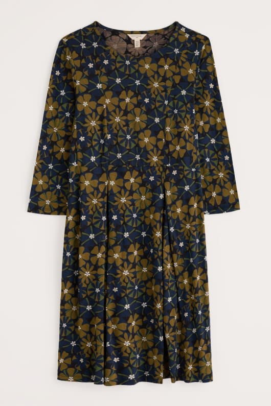 witch hazel tryckt jersey dress