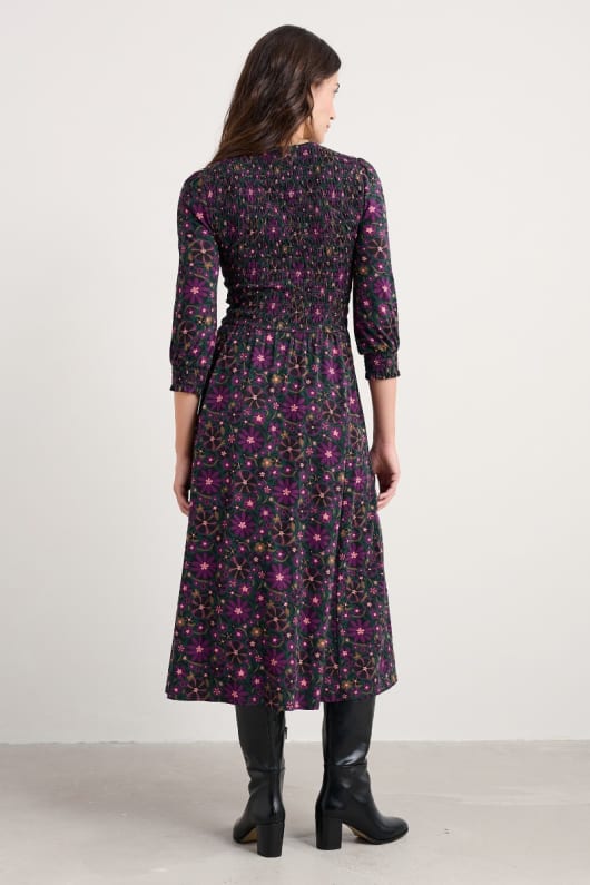 sea sound jersey v-ringad midi-dress