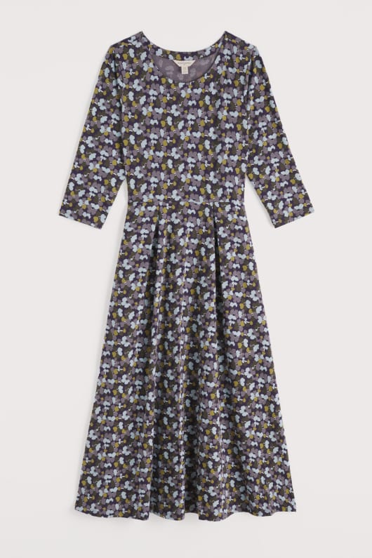 veronica midi dress i gots-certifierad ekologisk bomull jersey