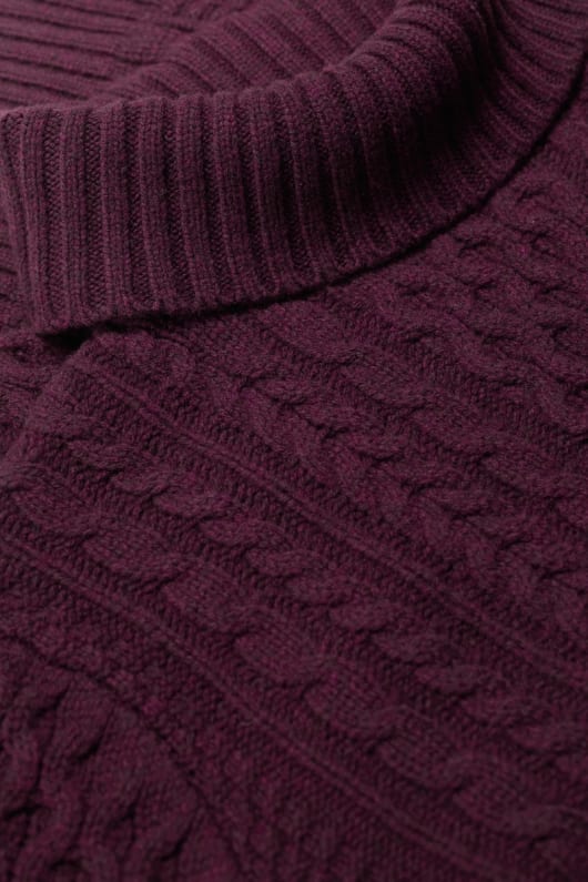 tallskog kabel-sticka merino jumper