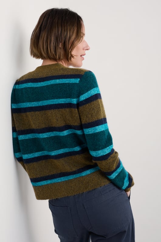 etsning v-neck cardigan innehåller mohair