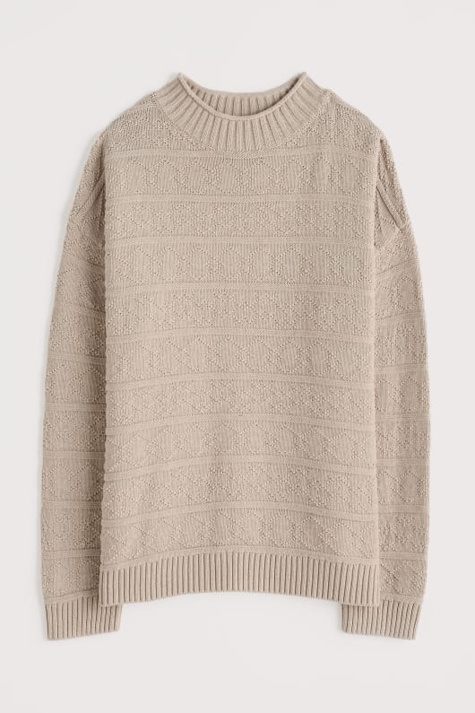 penkestle stickad jumper innehåller Återvunnen bomull