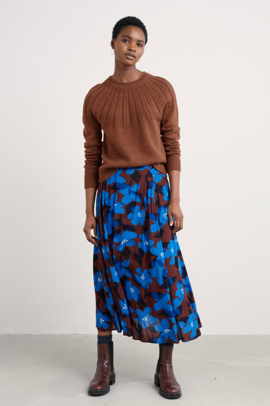 sten chatta ekologisk bomull jumper
