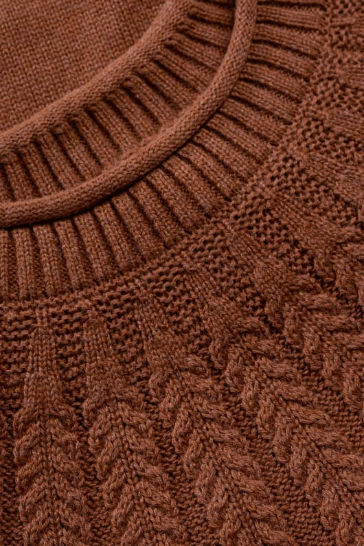sten chatta ekologisk bomull jumper
