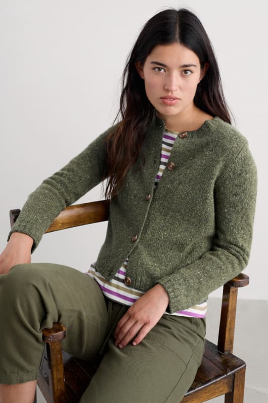 dawson plocka cardigan gjort med merino