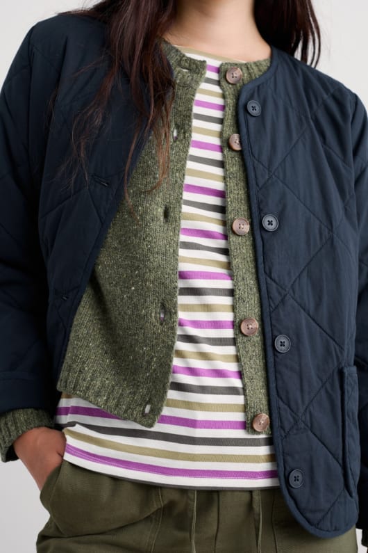 dawson plocka cardigan gjort med merino