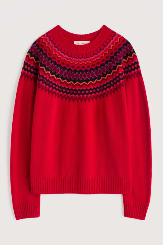 knorrhane huvud fair isle jumper