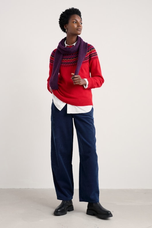 knorrhane huvud fair isle jumper
