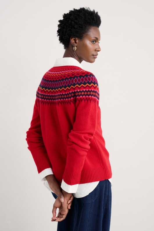 knorrhane huvud fair isle jumper