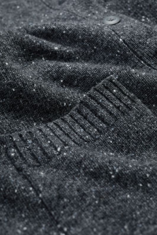 hamnen sands chunky crew neck cardigan