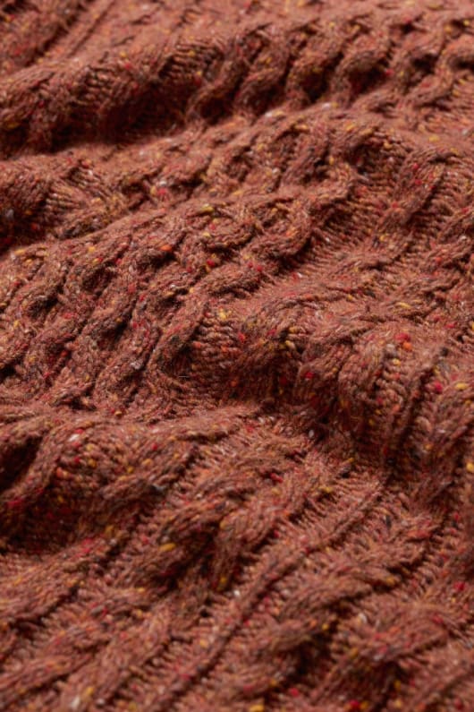 newlyn kabel-stickad jumper