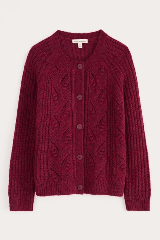 sand thistle mohair-blandning cardigan