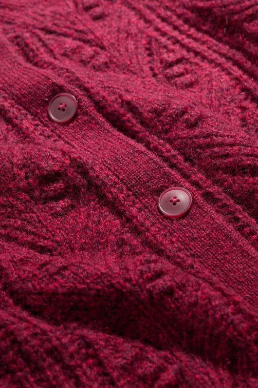 sand thistle mohair-blandning cardigan