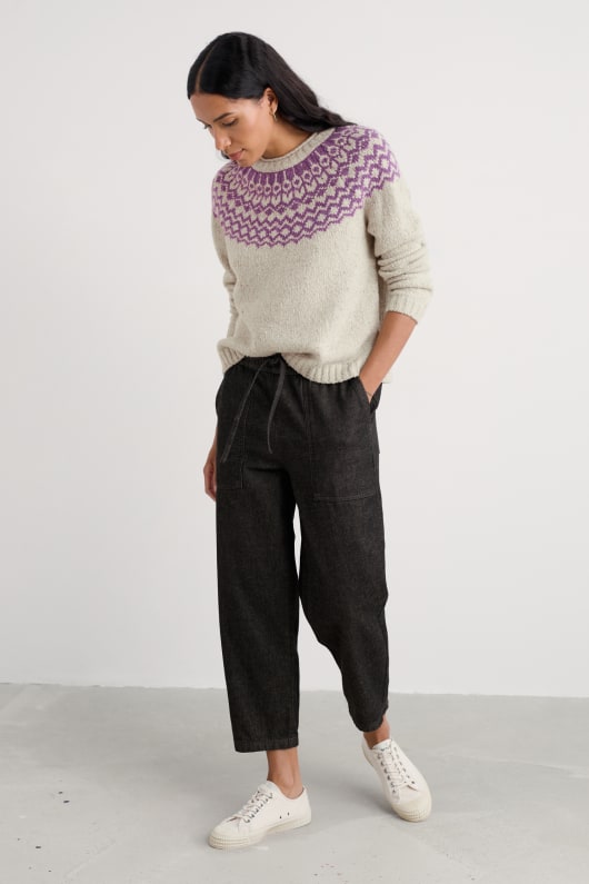 port kinnis fair isle bygel med merino