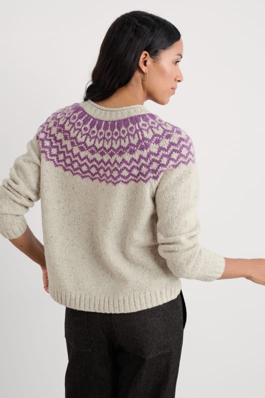 port kinnis fair isle bygel med merino