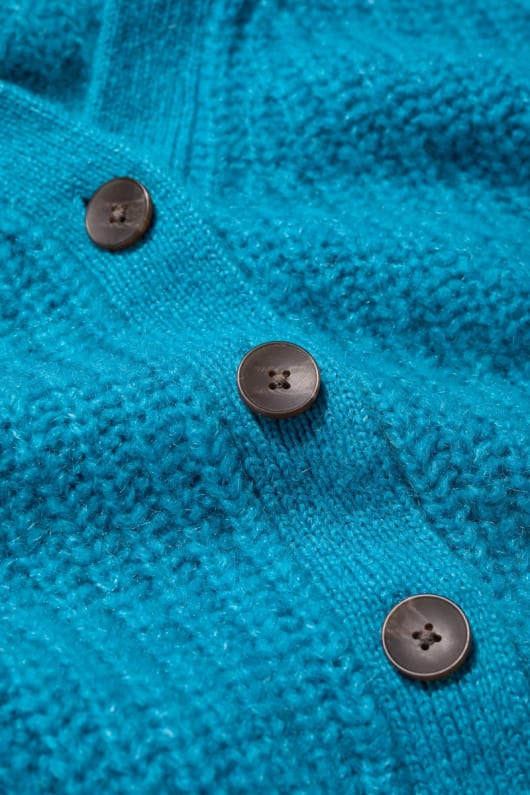 steg v-neck cardigan med mohair