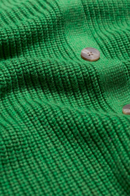 potters Äng ekologisk bomull stickad cardigan