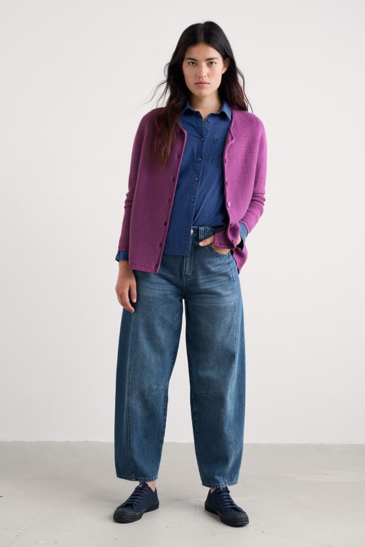 beslutsfattare bomull cardigan