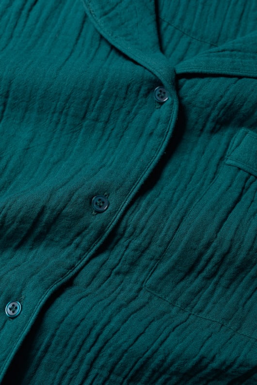 lugn tidvatten pyjamas med gots certifierad ekologisk bomull