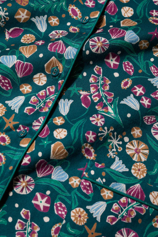 enkla stjärnor flanell pyjamas