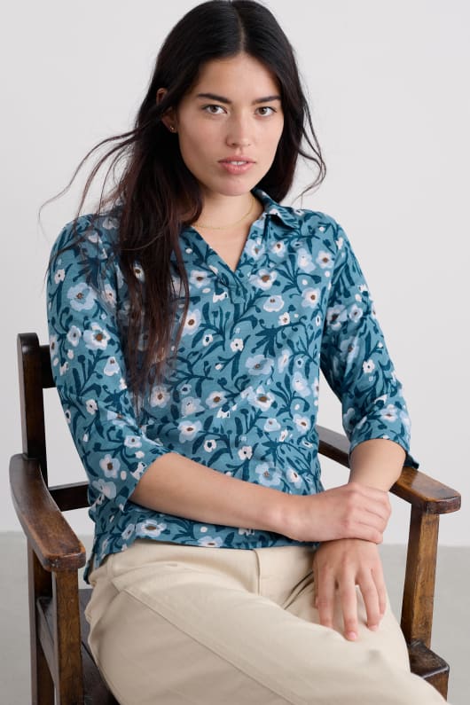 wavecrest shirt i ekologisk bomull jersey