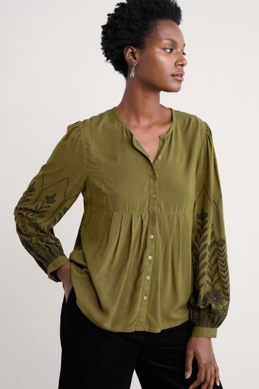 hög skogen blouson sleeve shirt