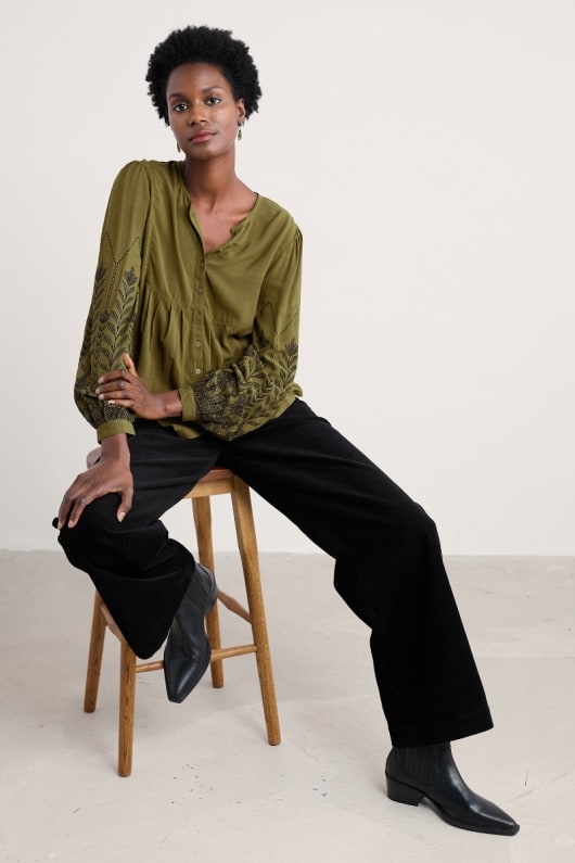 hög skogen blouson sleeve shirt