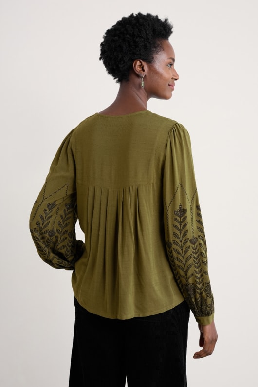 hög skogen blouson sleeve shirt