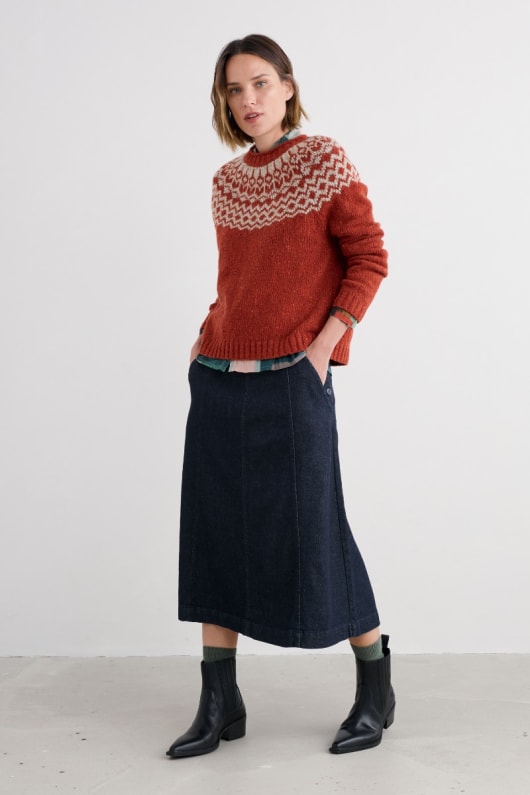 capriccio denim kjol