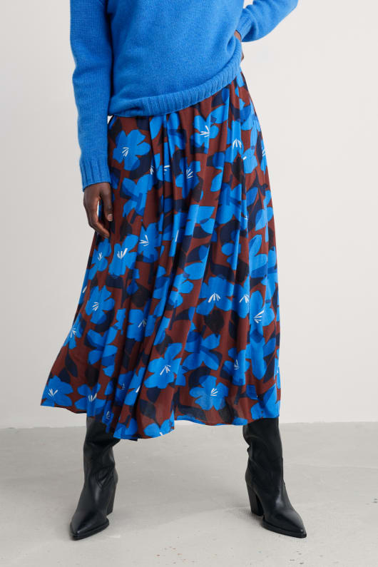 lethlean veckade maxi kjol