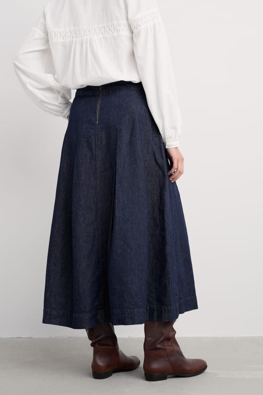 rosewall a-line midi-kjol